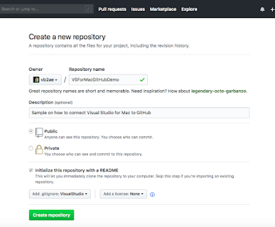 Create Repo in GitHub